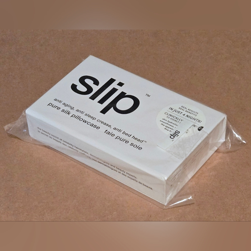 Slip Pure Silk Pillowcase - Queen - White - (20" x 30") - BRAND NEW - Picture 2 of 8
